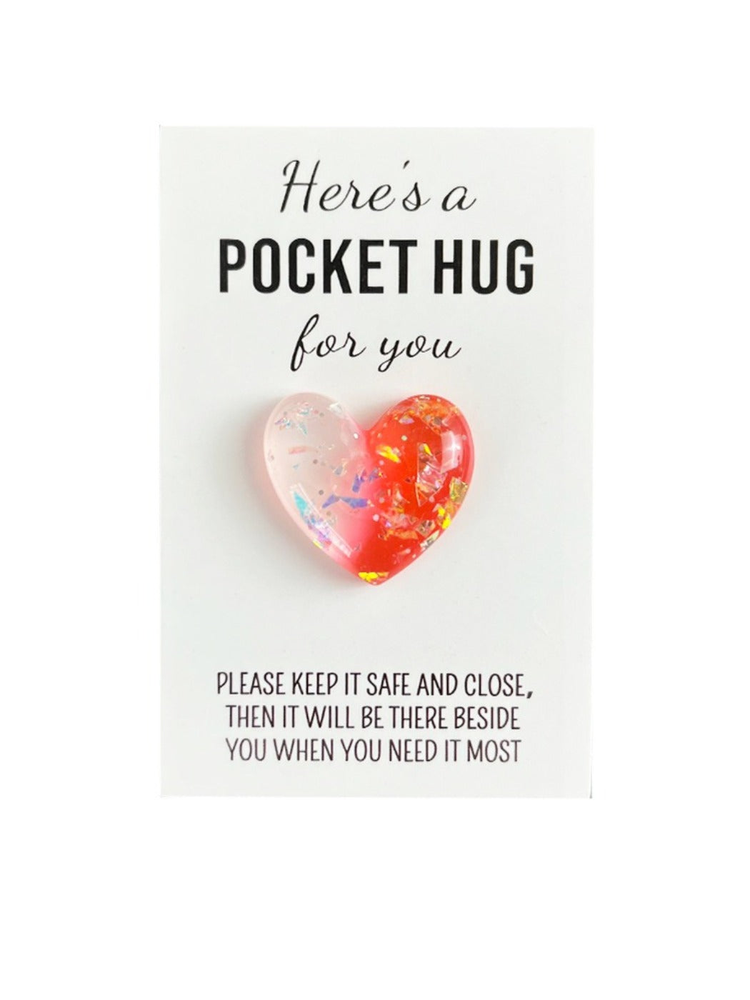 Taphug - Pocket Hug Glitter Gradient Heart