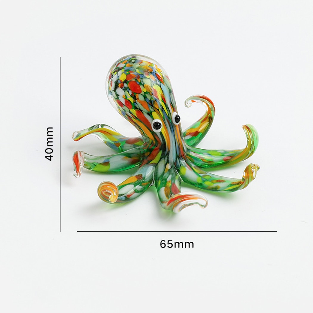 Glasira - Modern Colorful Octopus Desktop Ornament