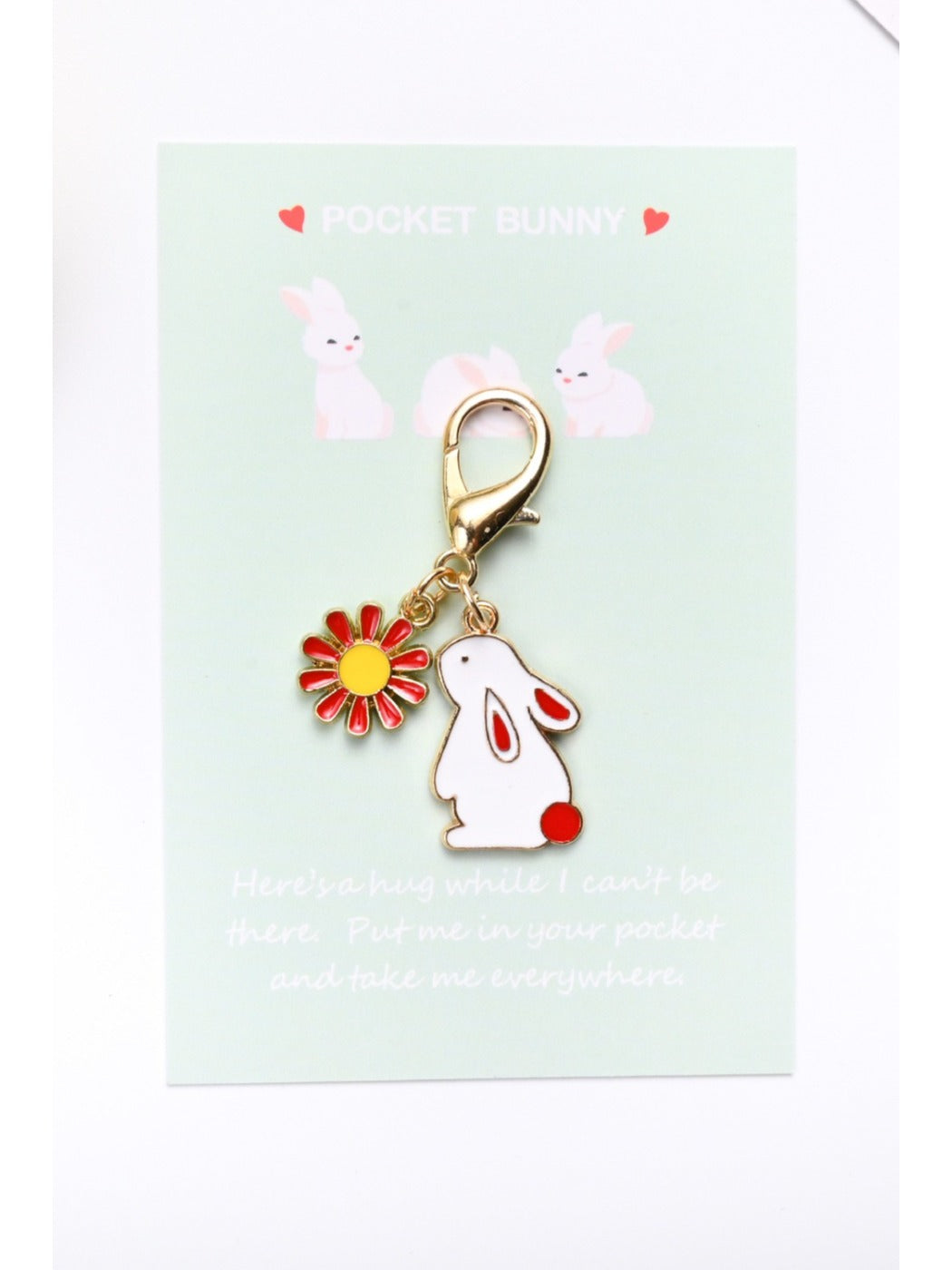 Himori - Adorable Rabbit Daisy Keyring keyring accessory view 9