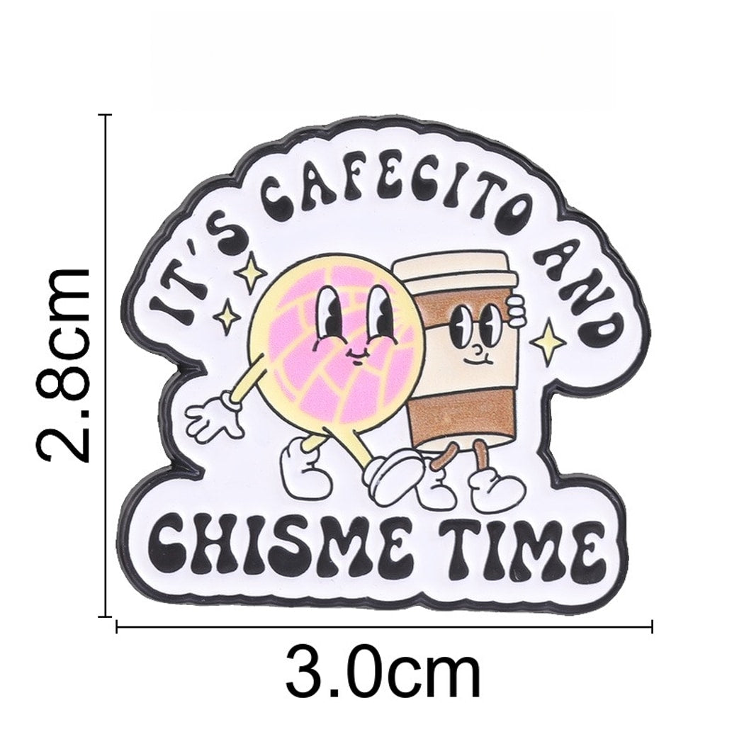 Pinori - Coffee Quote Enamel Pin