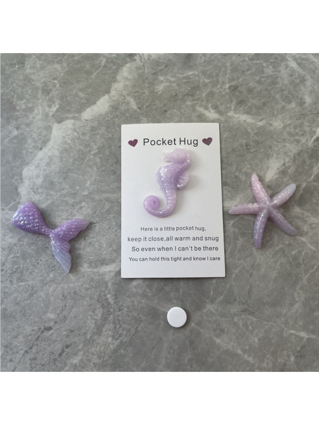 Taphug - Pocket Hug Ocean Themed Gift pocket hug card and keepsake token