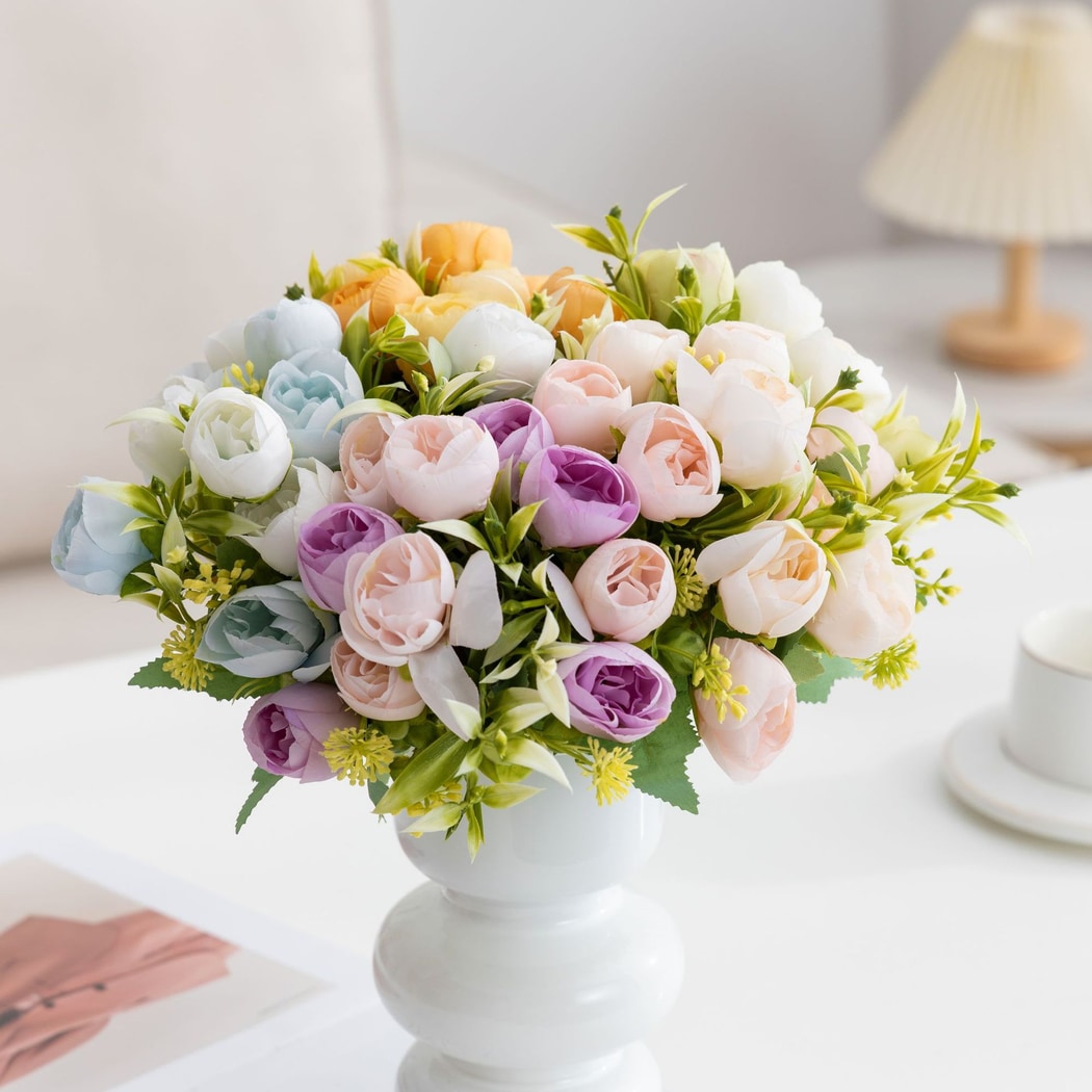 Roselle - Artificial Peony Flower Bouquet