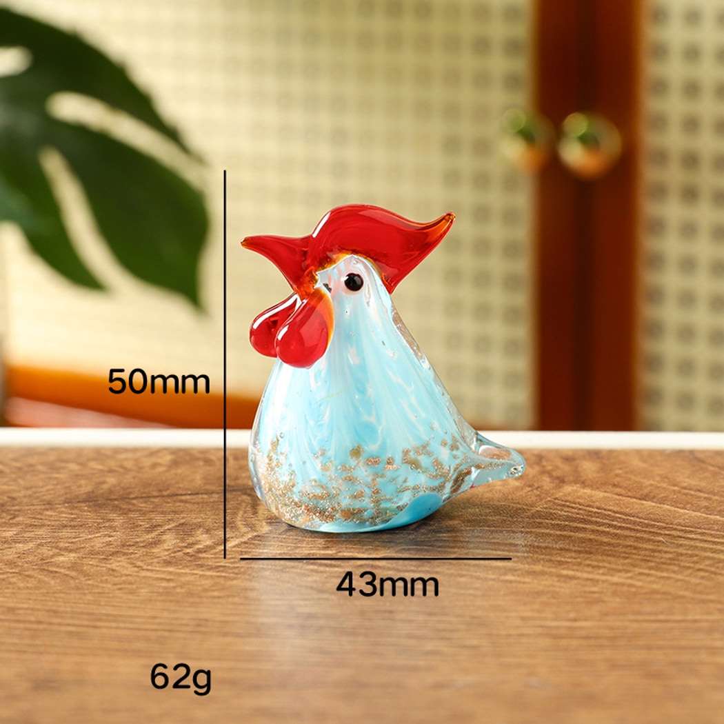 Glasira - Cute Animal Rooster Desk Ornament