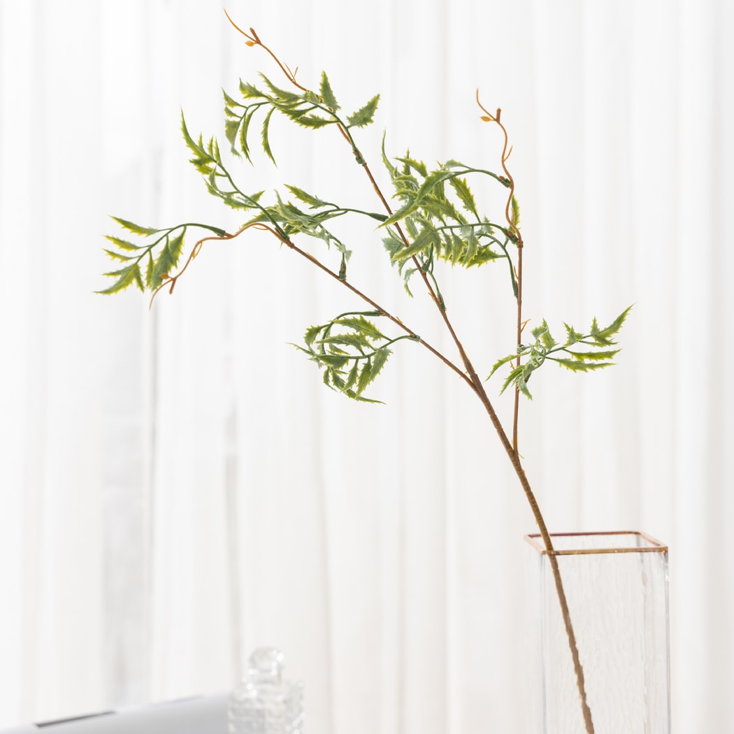 Roselle - Artificial Fern Leaf Branch Decor Plant