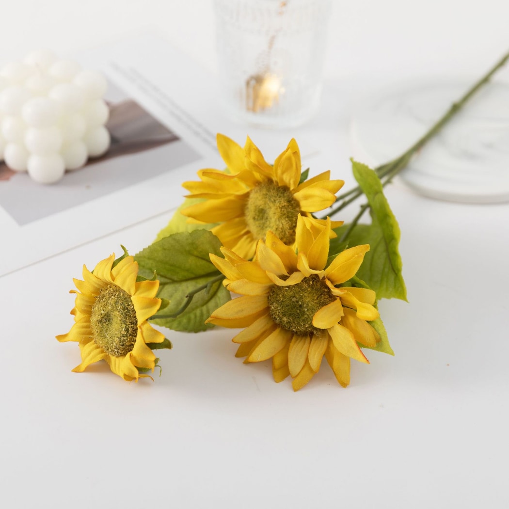 Roselle - Minimalist Artificial Sunflower Bouquet