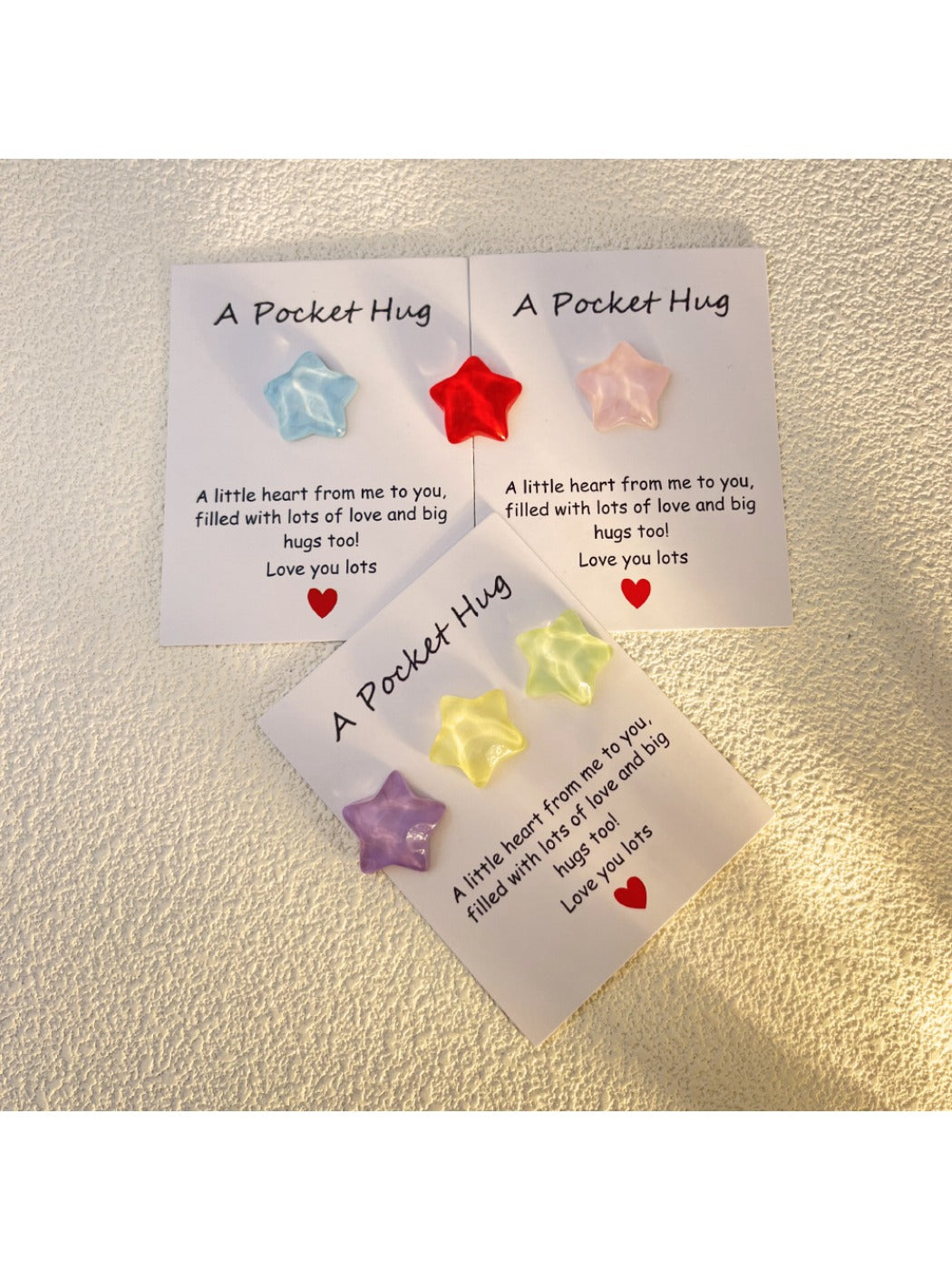 Taphug - Pocket Hug Transparent Cracked Star