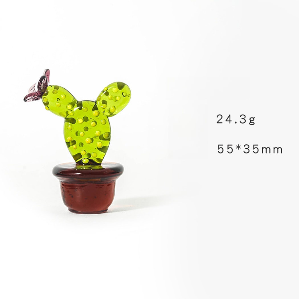 Glasira - Colorful Cute Cactus Bonsai Tabletop Ornament