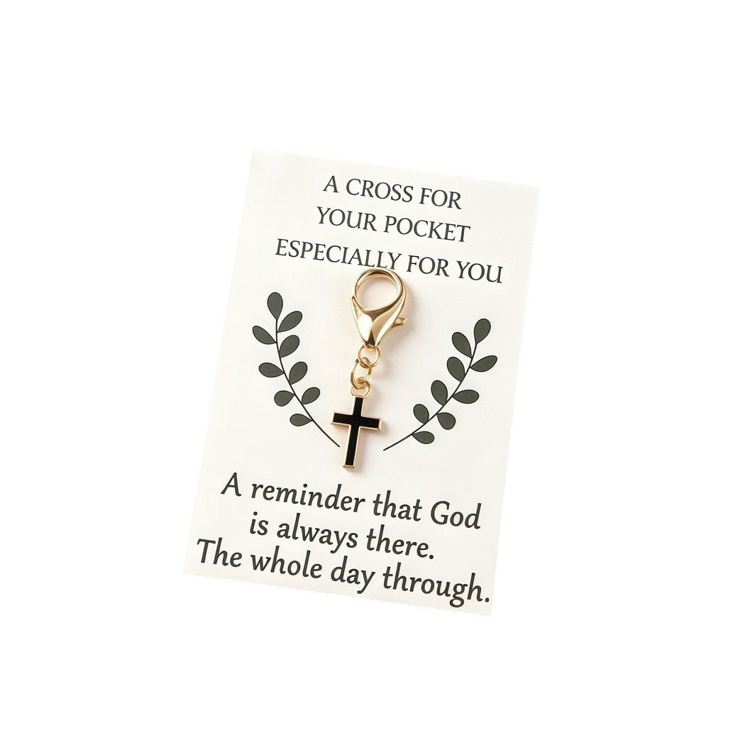 Taphug - Pocket Hug Decorative Cross Charm Token
