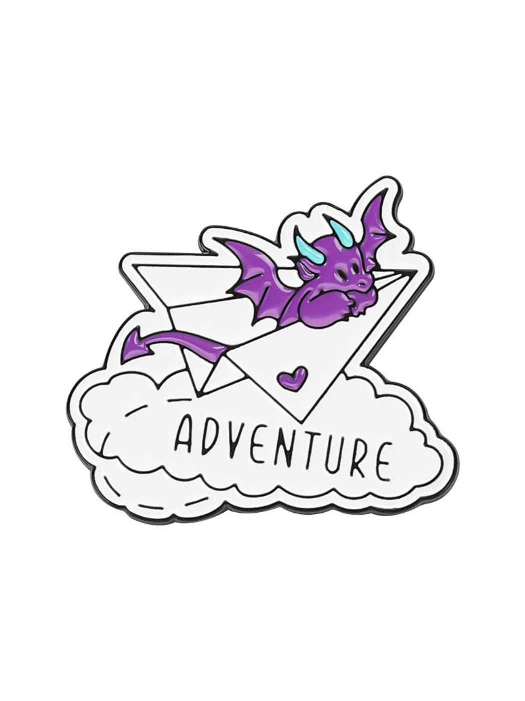 Pinori - Travel Themed Paper Plane Brooch