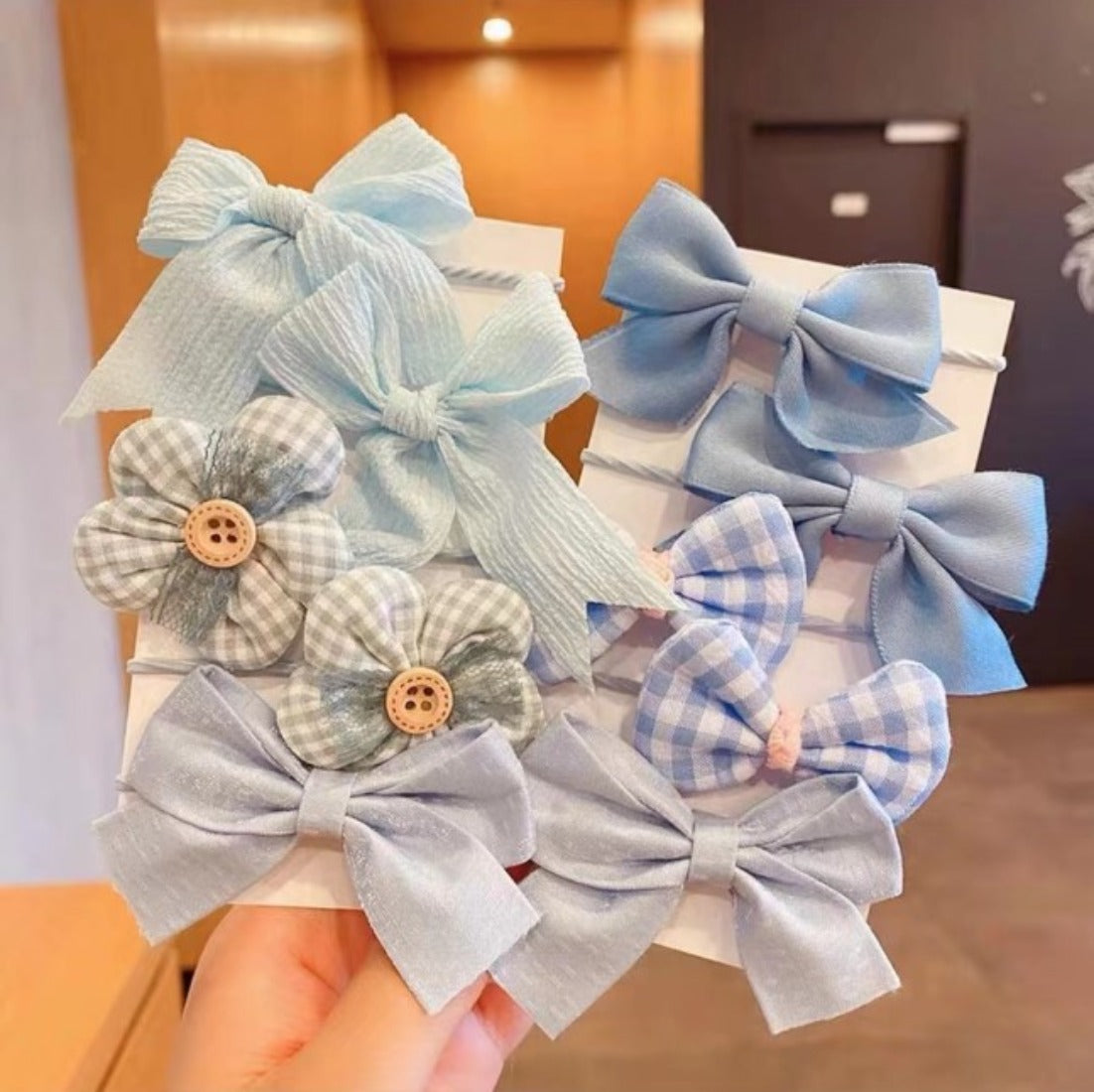 Cico - Cute Handmade Bow Hair Tie Set (10-Pack)