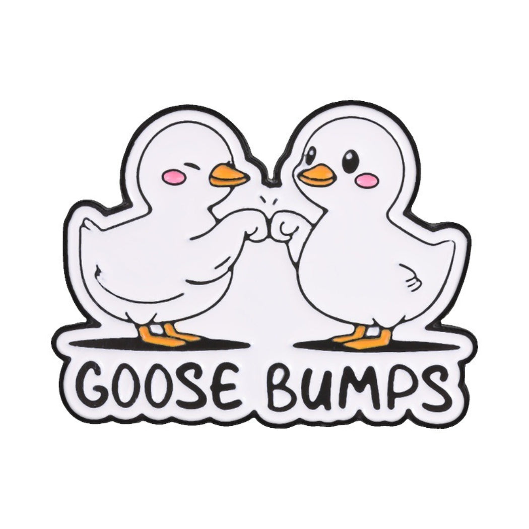 Pinori Goose Bumps Enamel Pin
