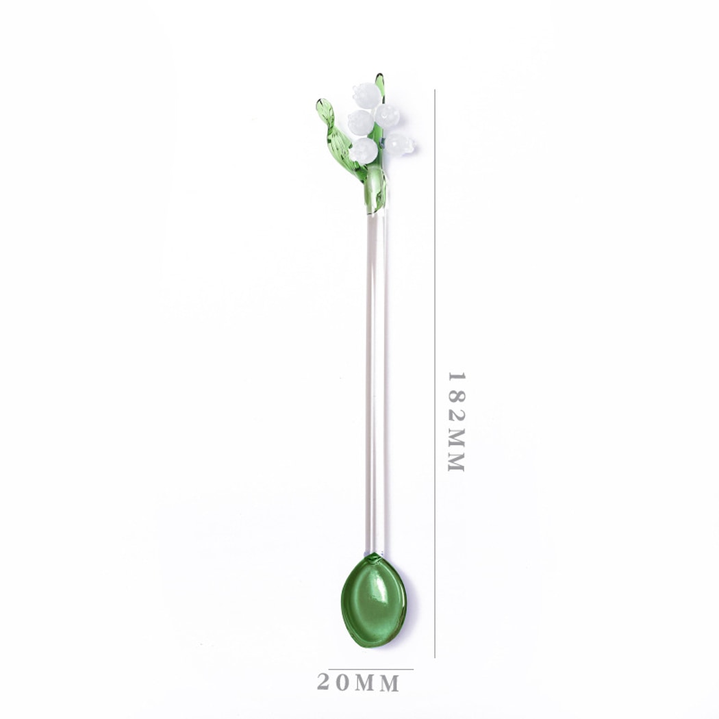 Glasira - Cute Blueberry Long Handle Spoon