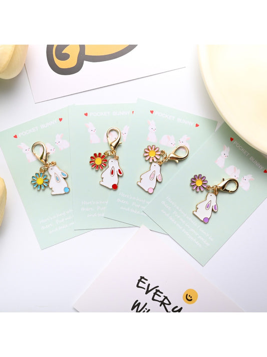 Himori - Adorable Rabbit Daisy Keyring keyring accessory