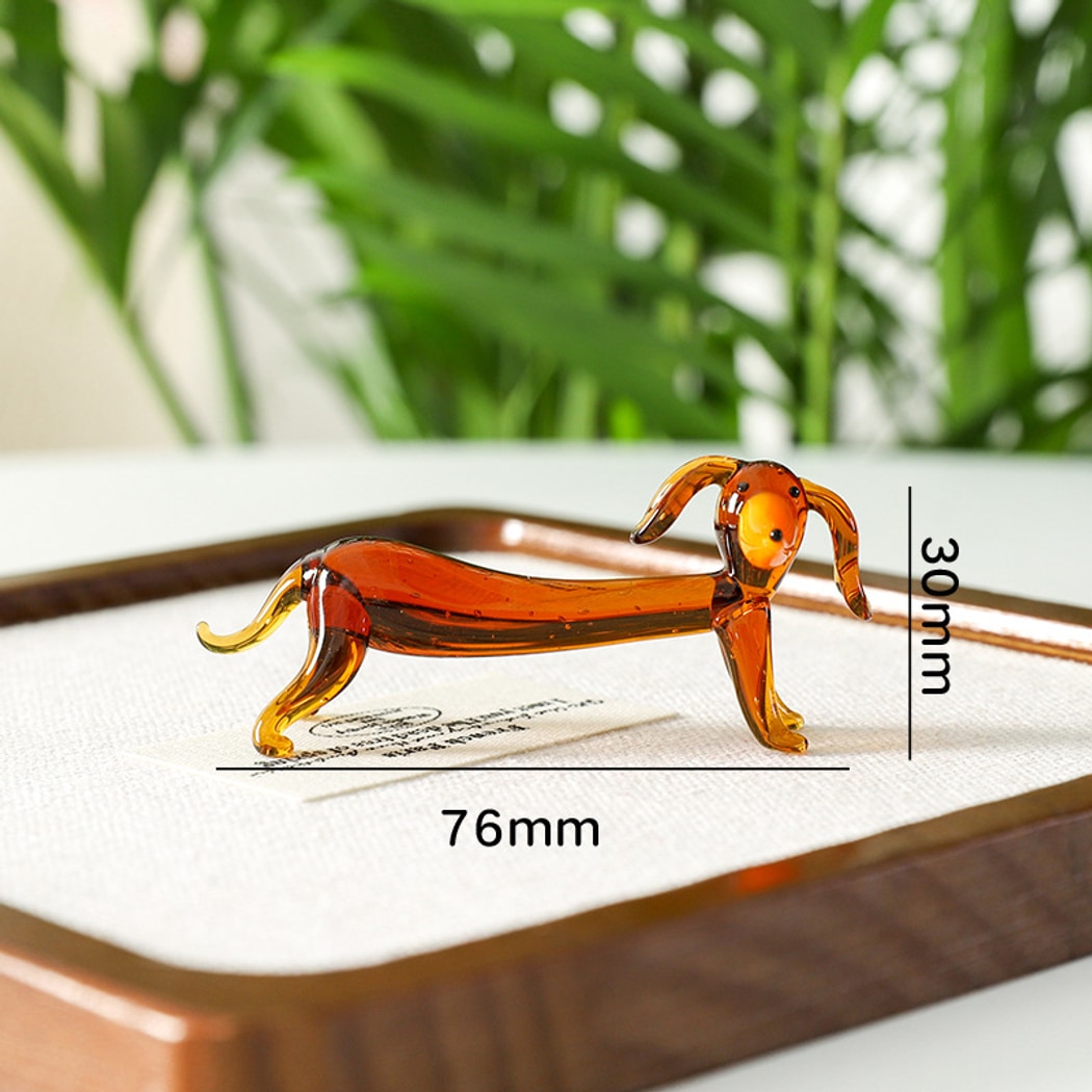 Glasira - Playful Dog Shape Desk Ornament