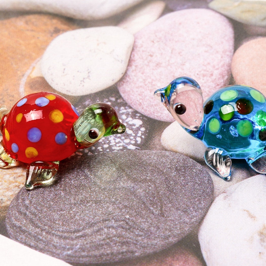 Glasira - Modern Simple Colorful Turtle Ornament