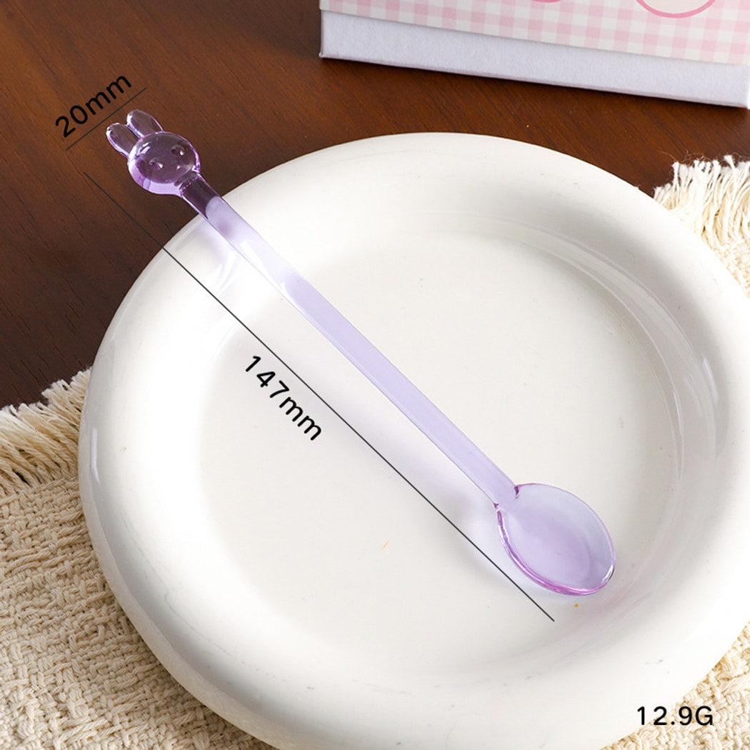 Glasira - Cute Rabbit Design Long Handle Coffee Spoon
