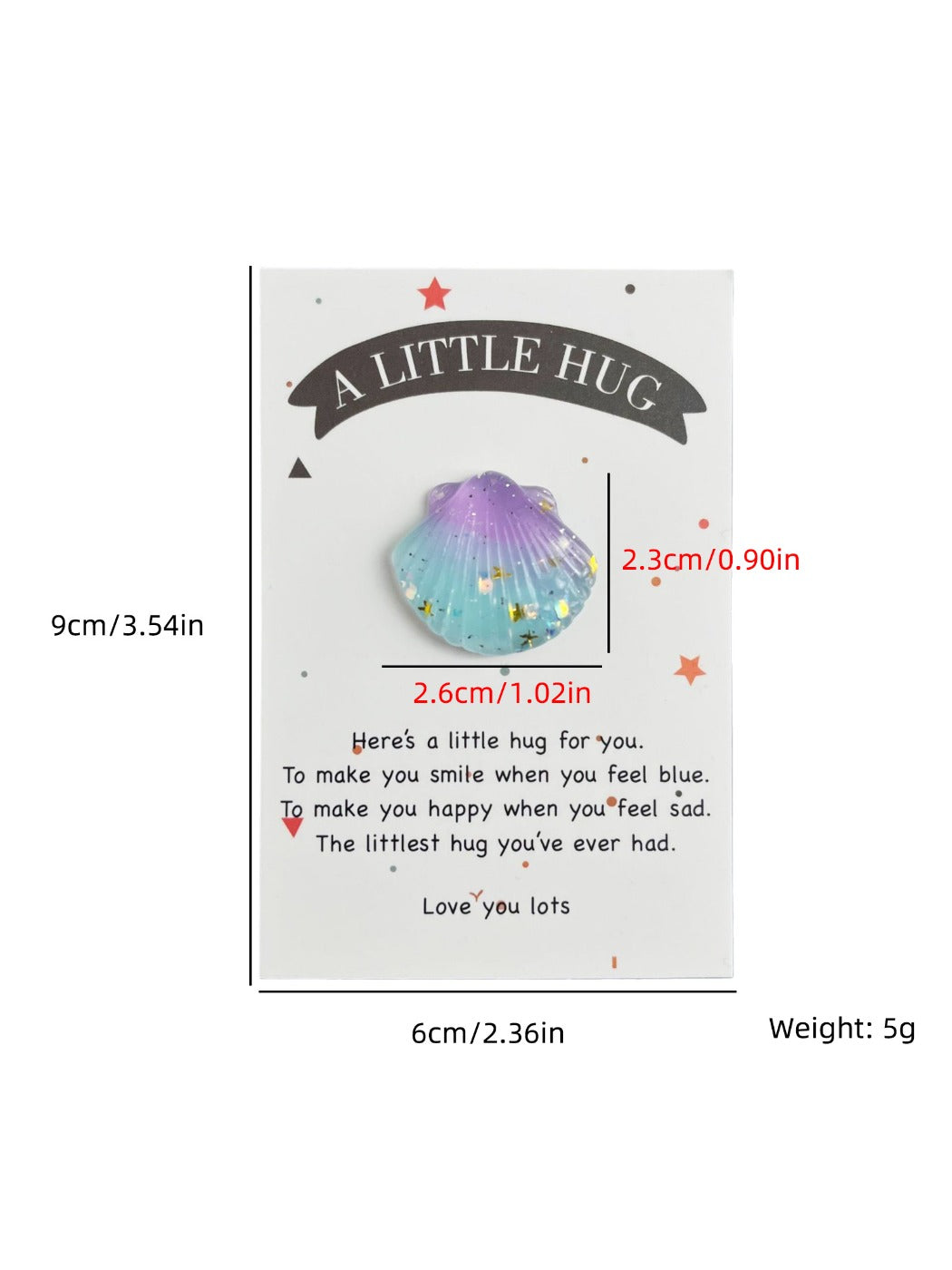 Taphug - Pocket Hug Double Tone Small Shell