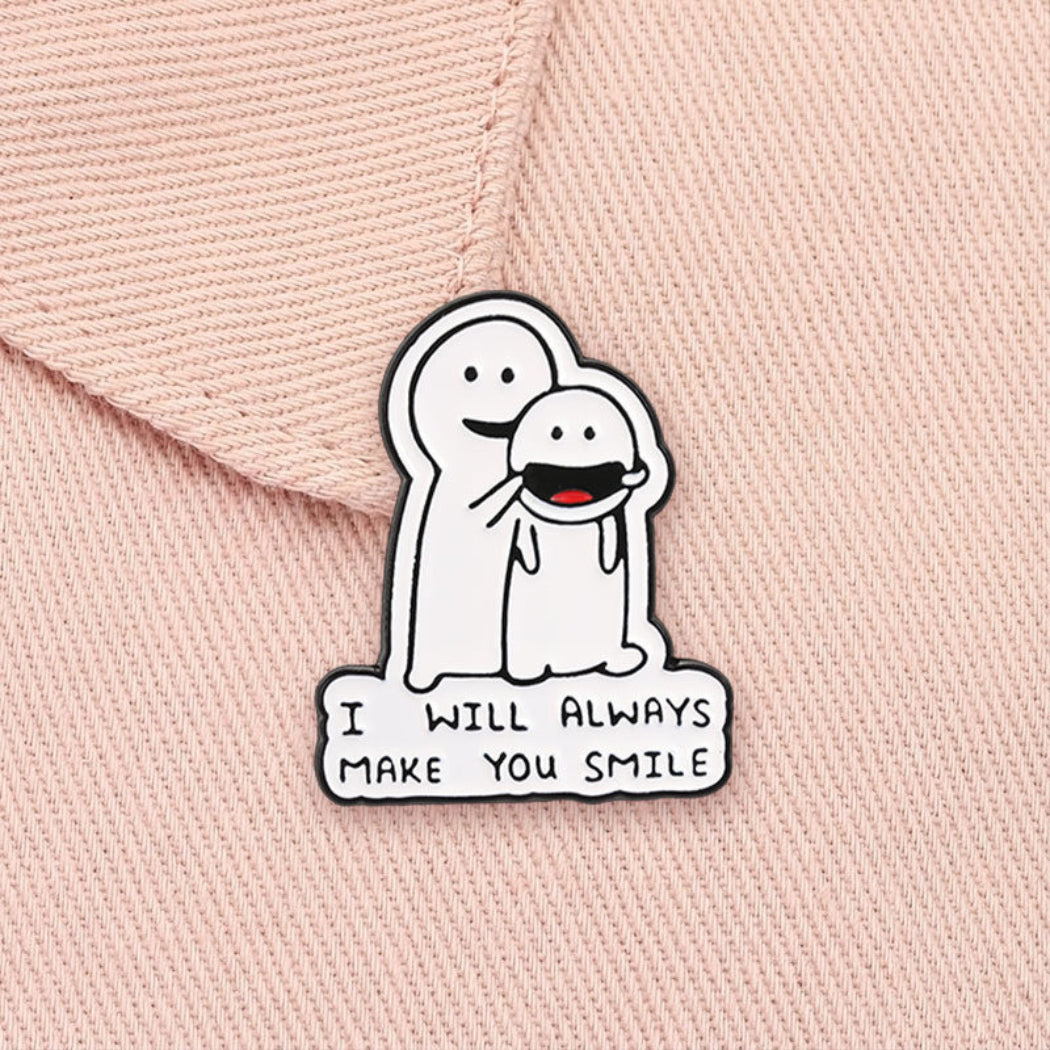 Pinori Make You Smile Enamel Pin