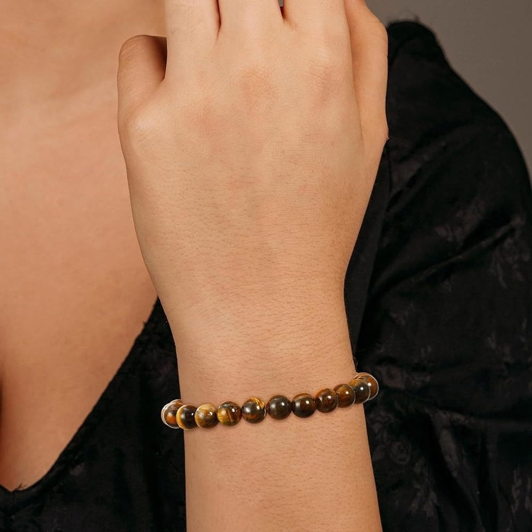 Emora - Minimal Geometric Round Bead Bracelet