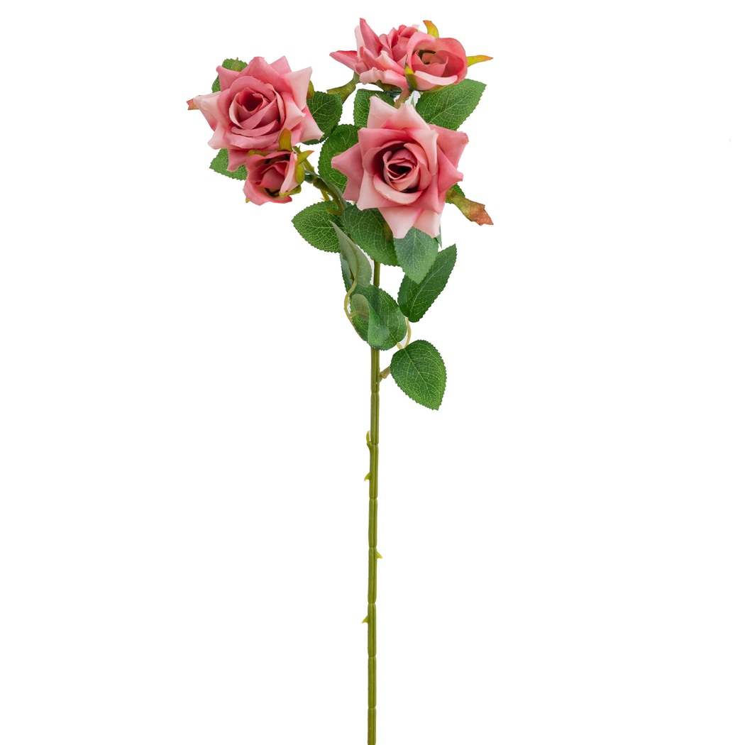 Roselle - Rolled Edge Rose Design Artificial Flower