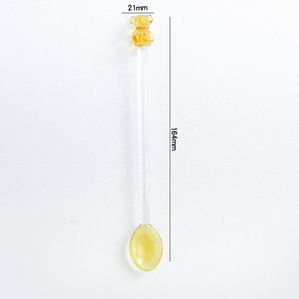 Glasira - Colored Bear Long Handle Spoon