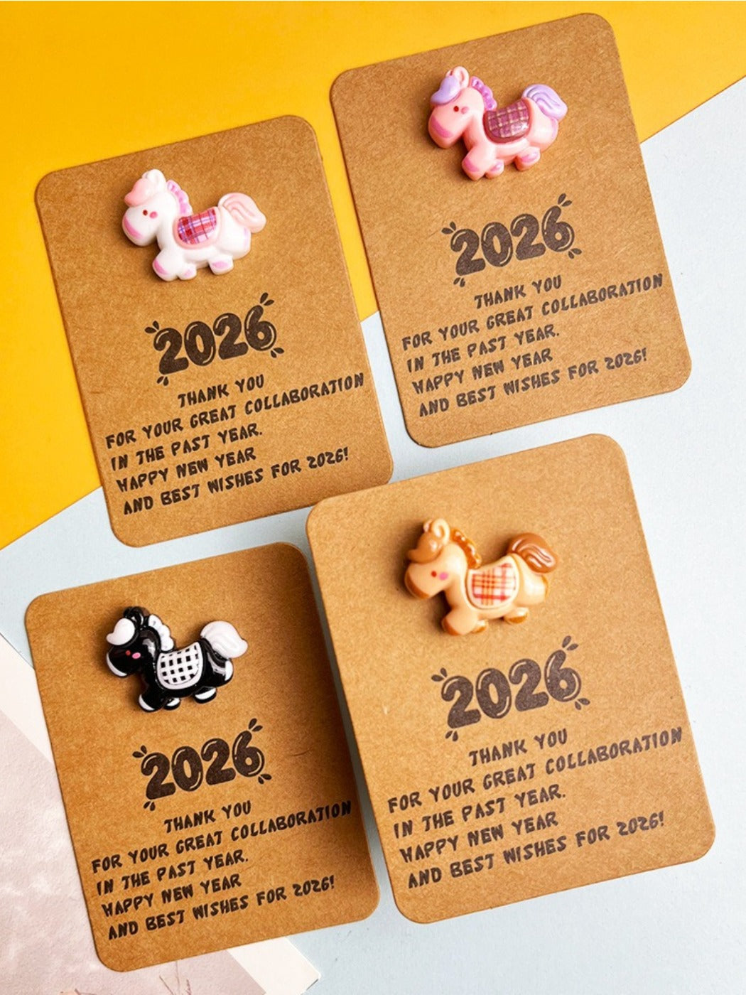 Taphug - Pocket Hug Horse Year pocket hug card and keepsake token view 3
