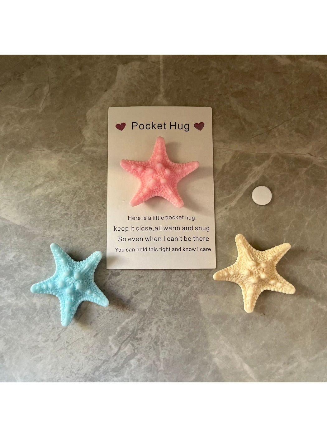 Taphug - Pocket Hug Unique Starfish pocket hug card and keepsake token