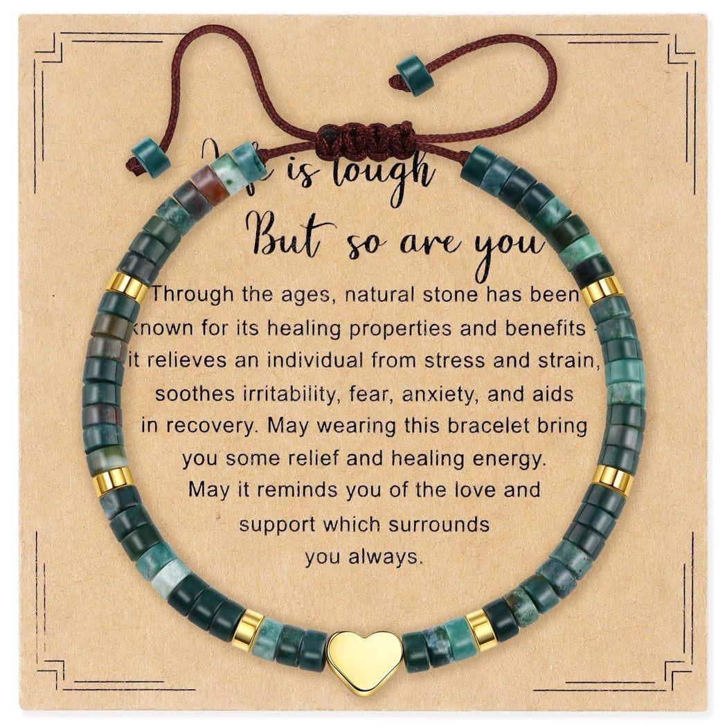 Emora - Elegant Geometric Heart Accent Bracelet