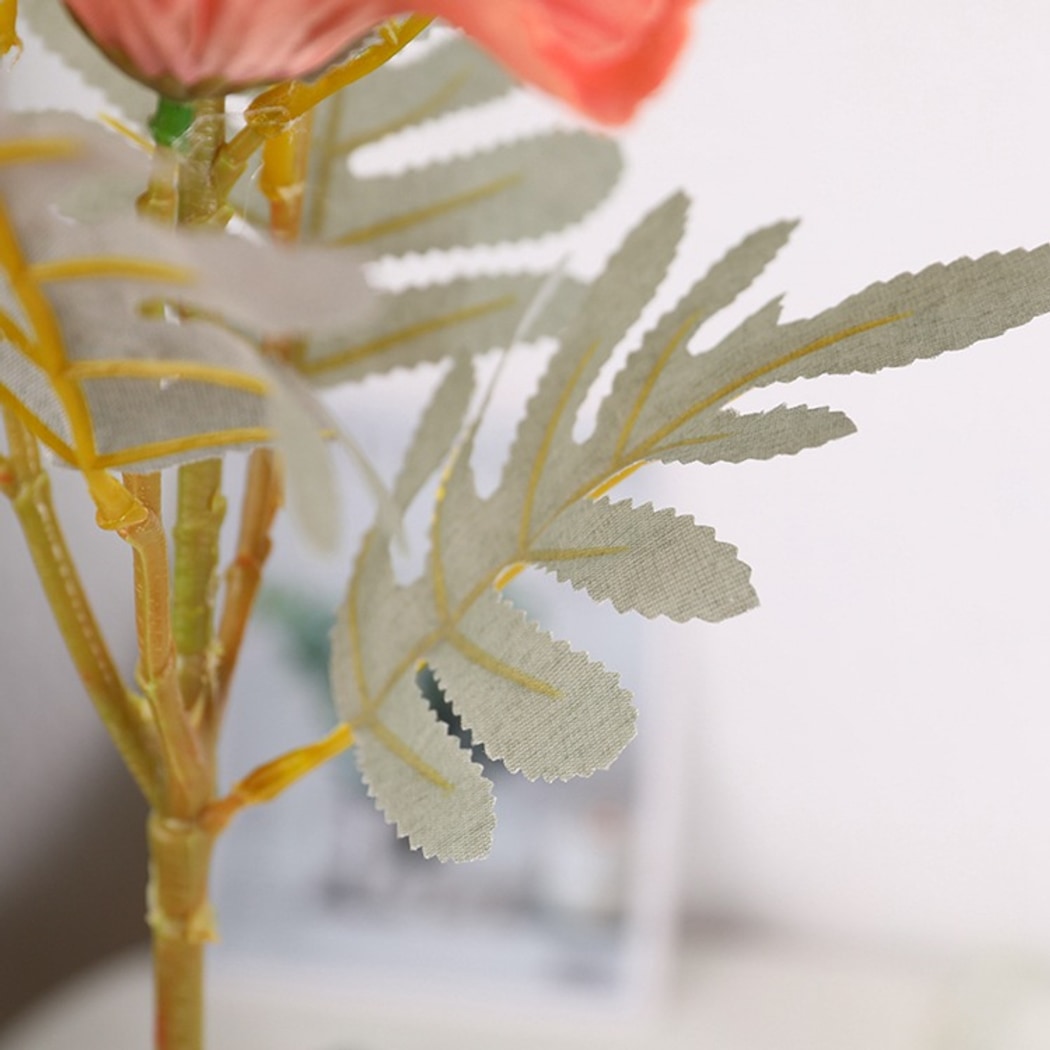 Roselle - Decorative Poppy Flower Artificial Bouquet