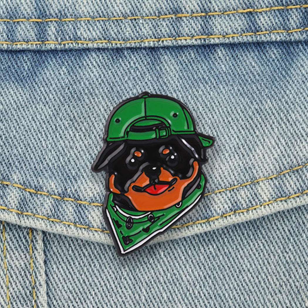 Pinori Cool Dog Enamel Pin