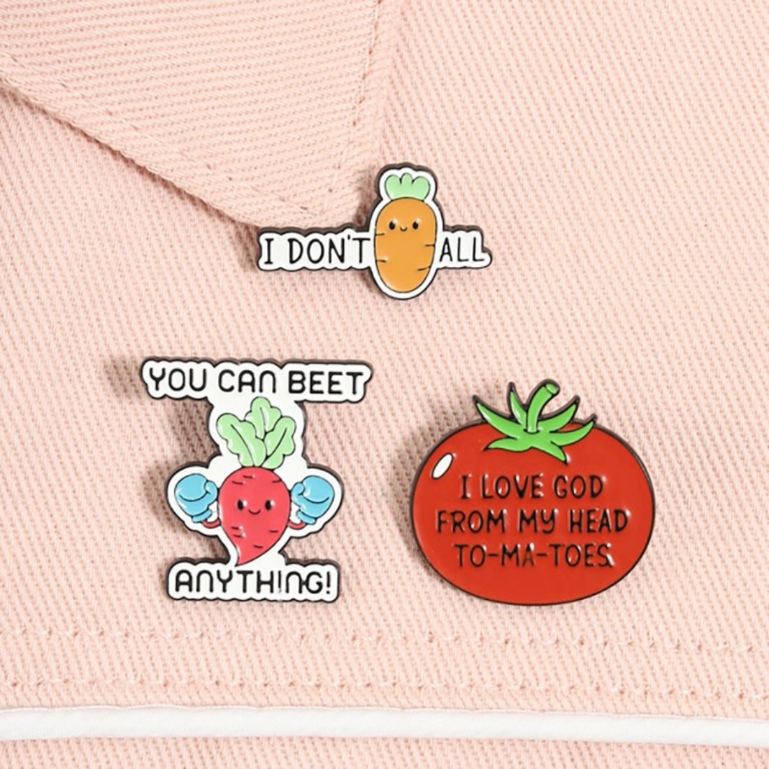 Pinori enamel pin packaging with branding and product information