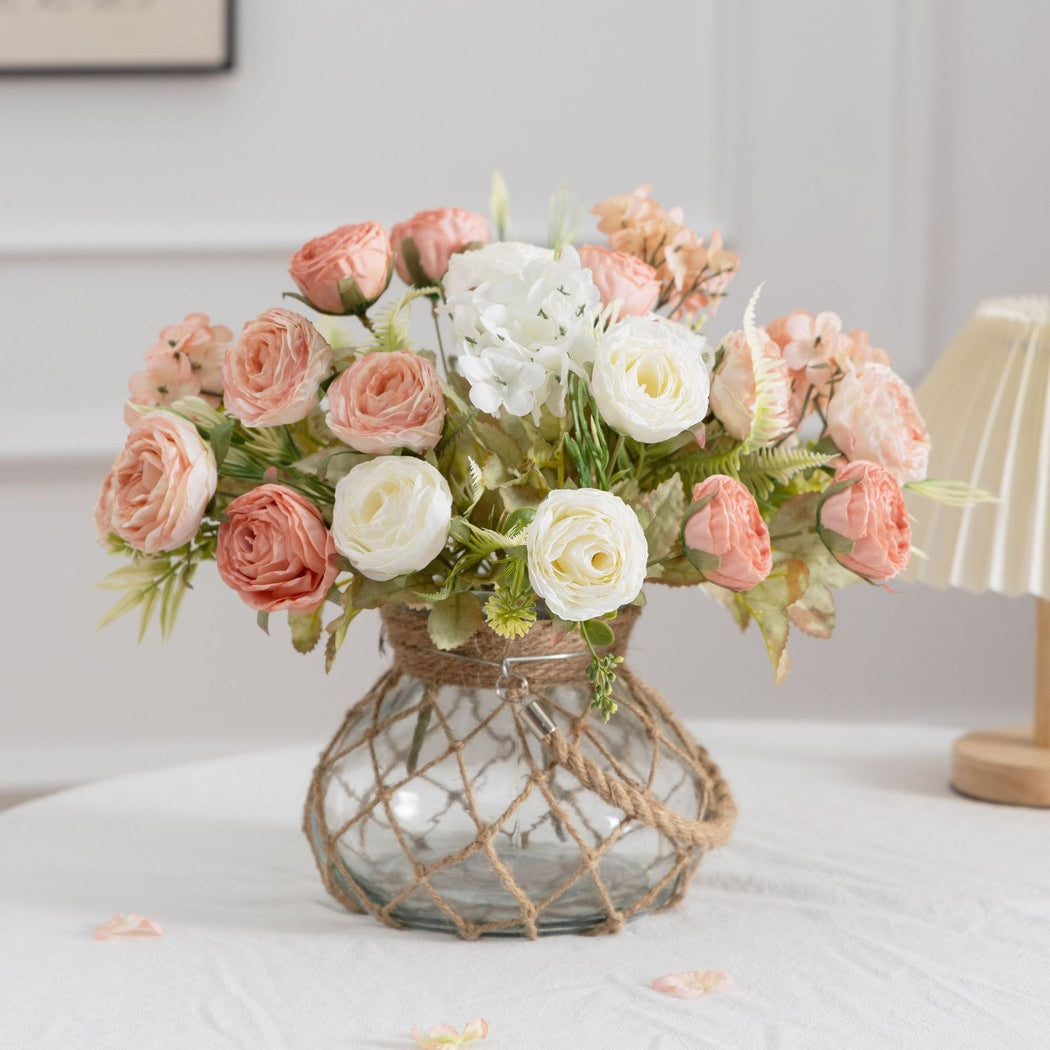 Roselle - Vibrant Decorative Rose Artificial Flowers