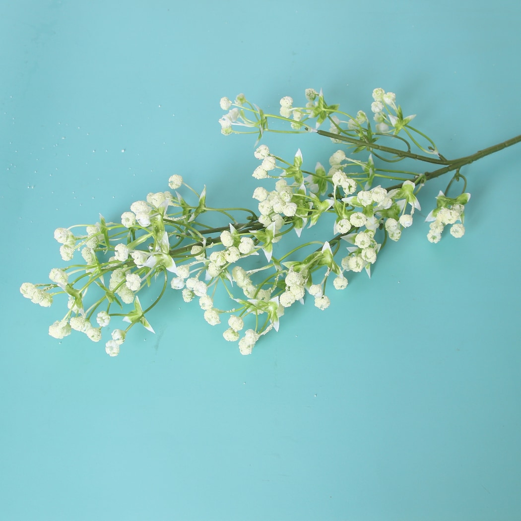 Roselle - Faux Gypsophila Flower Stem