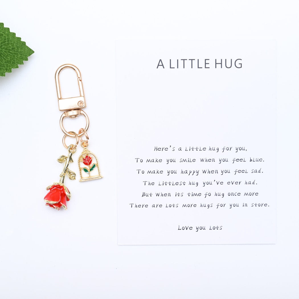 Taphug - Pocket Hug Rose Theme Keychain