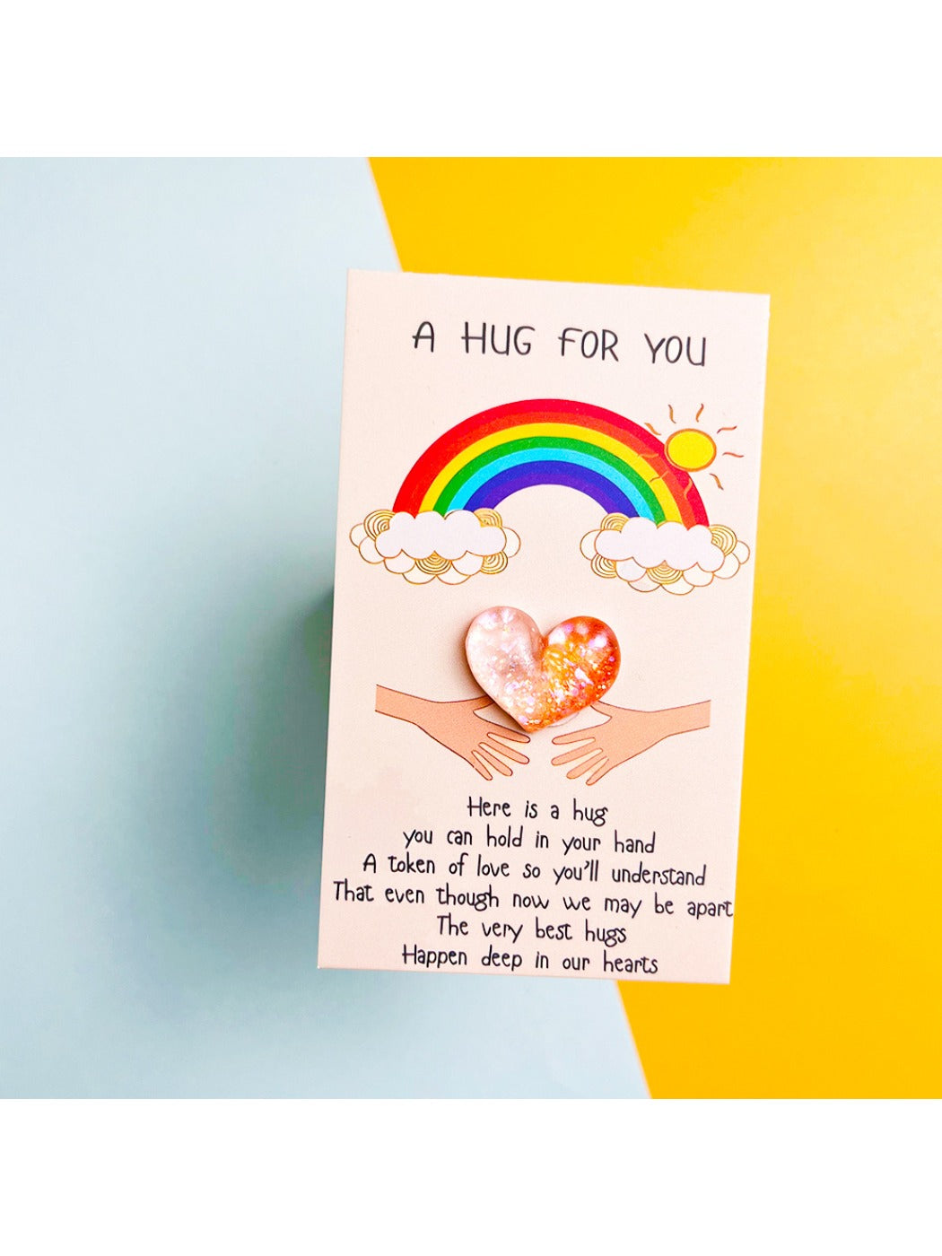 Taphug -  Pocket Hug Rainbow Gradient Heart