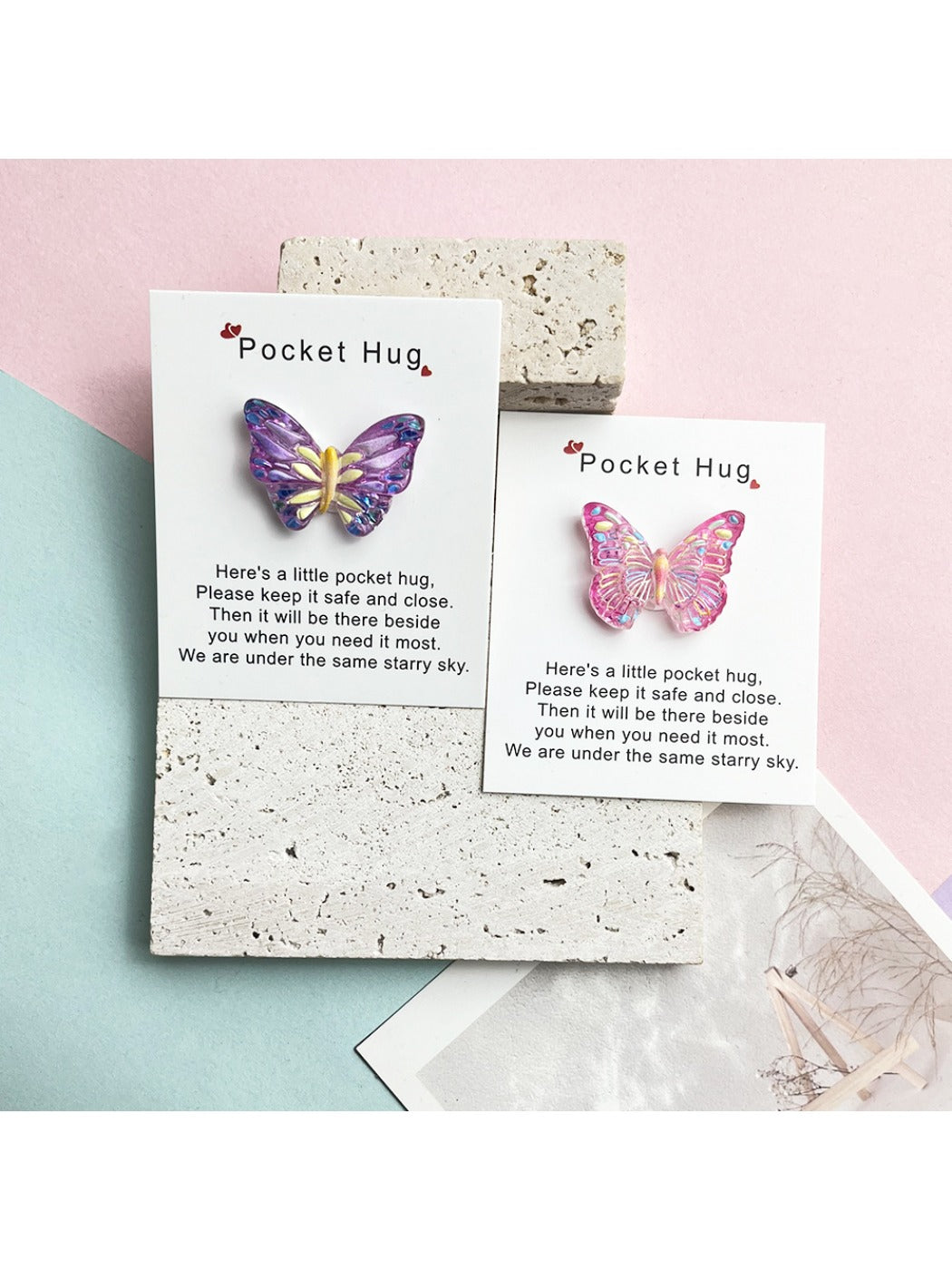 Taphug - Pocket Hug Gradient Butterfly
