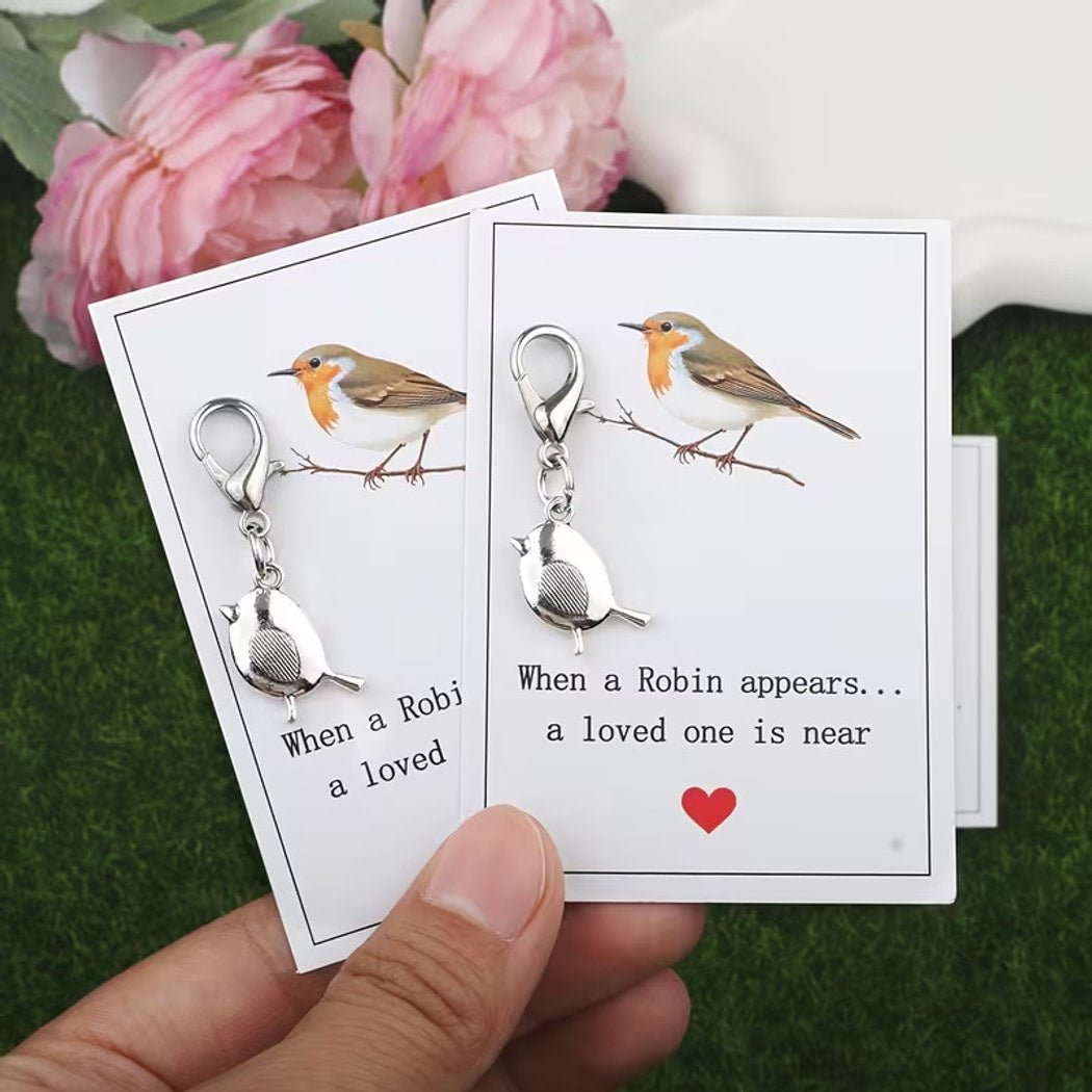 Taphug - Pocket Hug Robin Quote Keychain