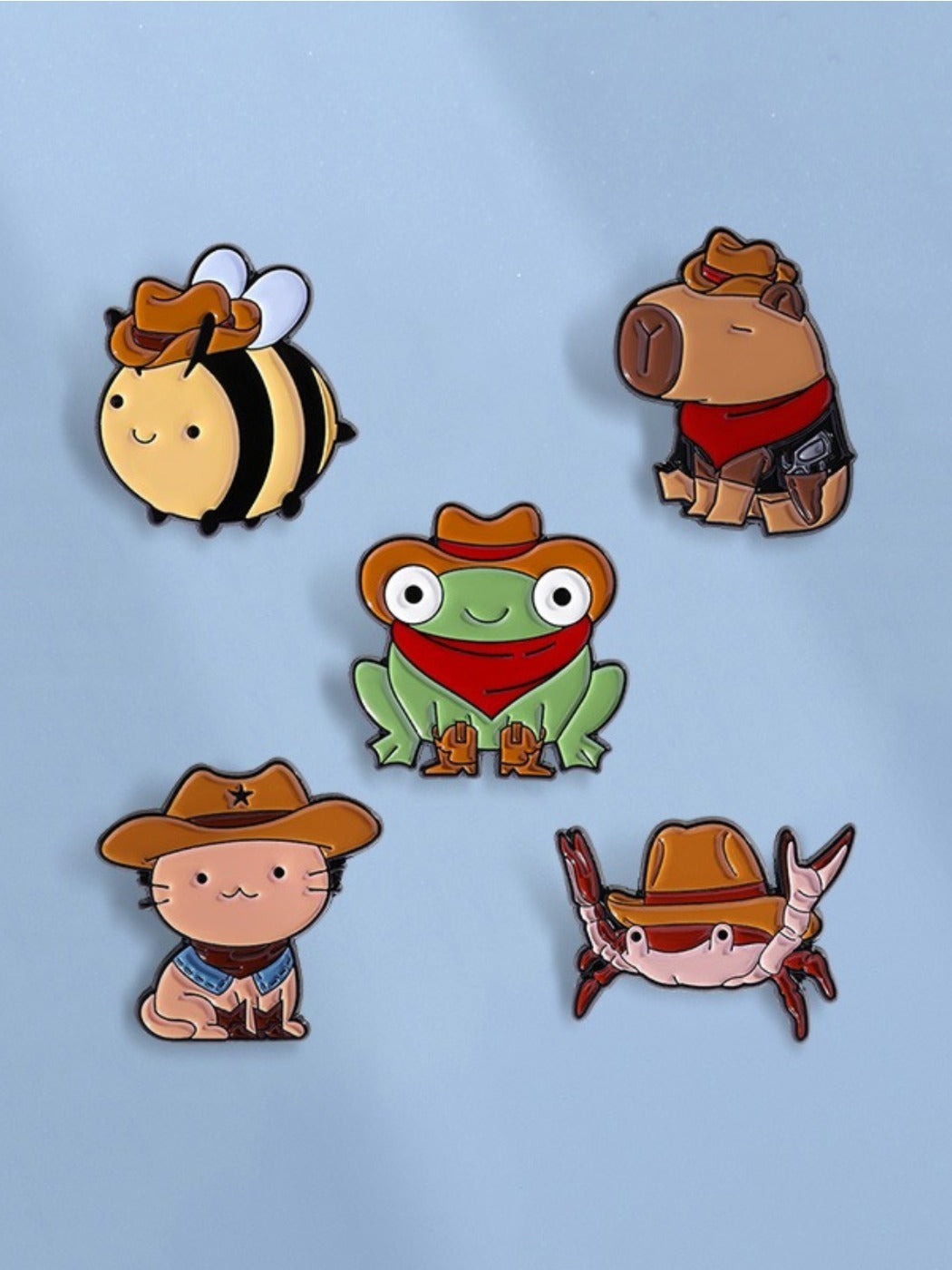 Pinori - Fashion Cowboy Critter Brooch