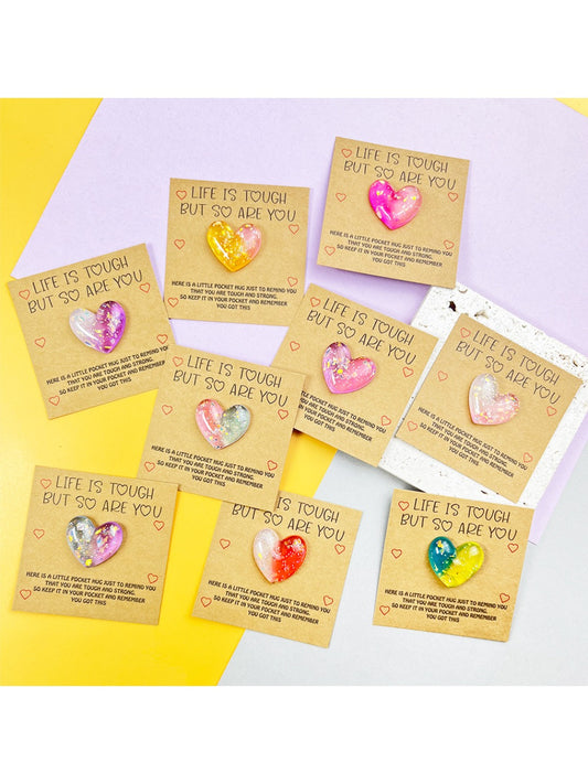Taphug Pocket Hug with gradient heart design on front