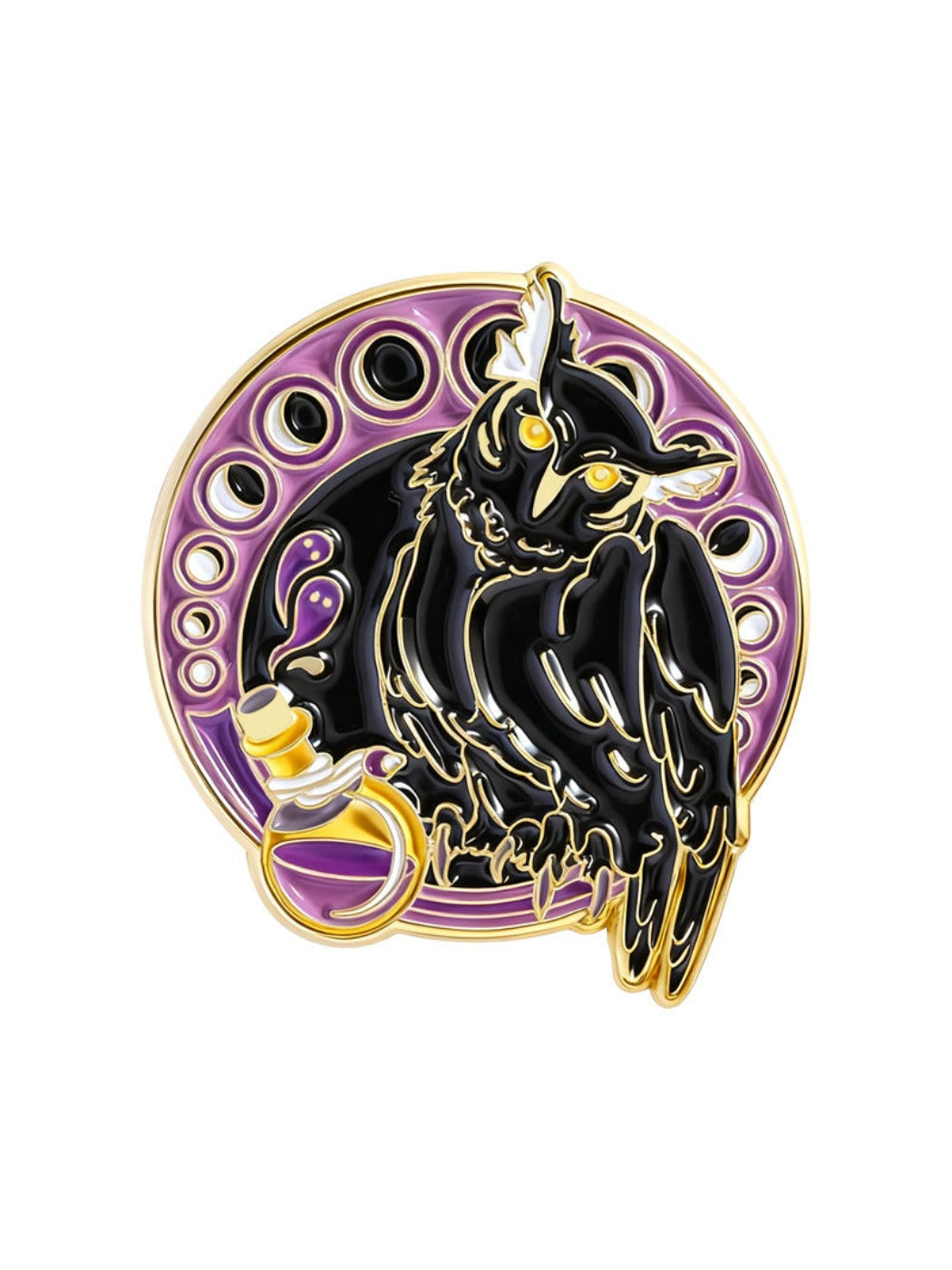 Pinori - Gothic Dark Animal Brooch