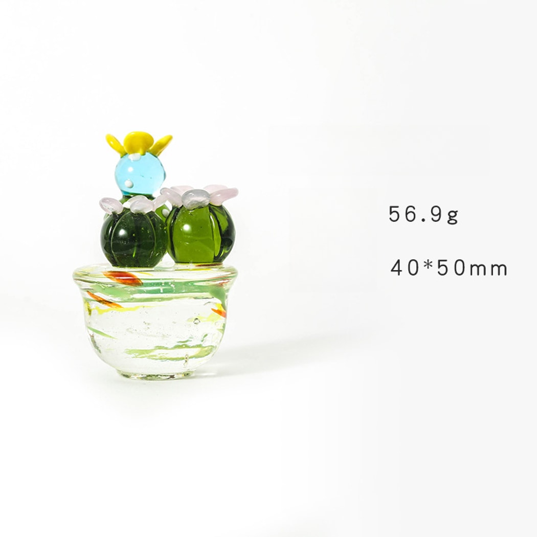 Glasira - Colorful Cute Cactus Bonsai Tabletop Ornament