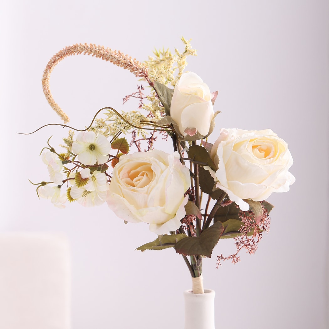 Roselle - Romantic Rose and Camellia Artificial Bouquet