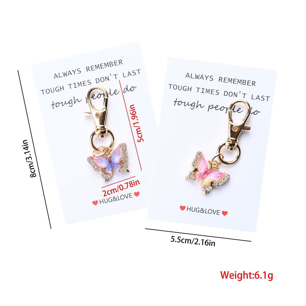 Taphug - Pocket Hug Gradient Butterfly Keychain