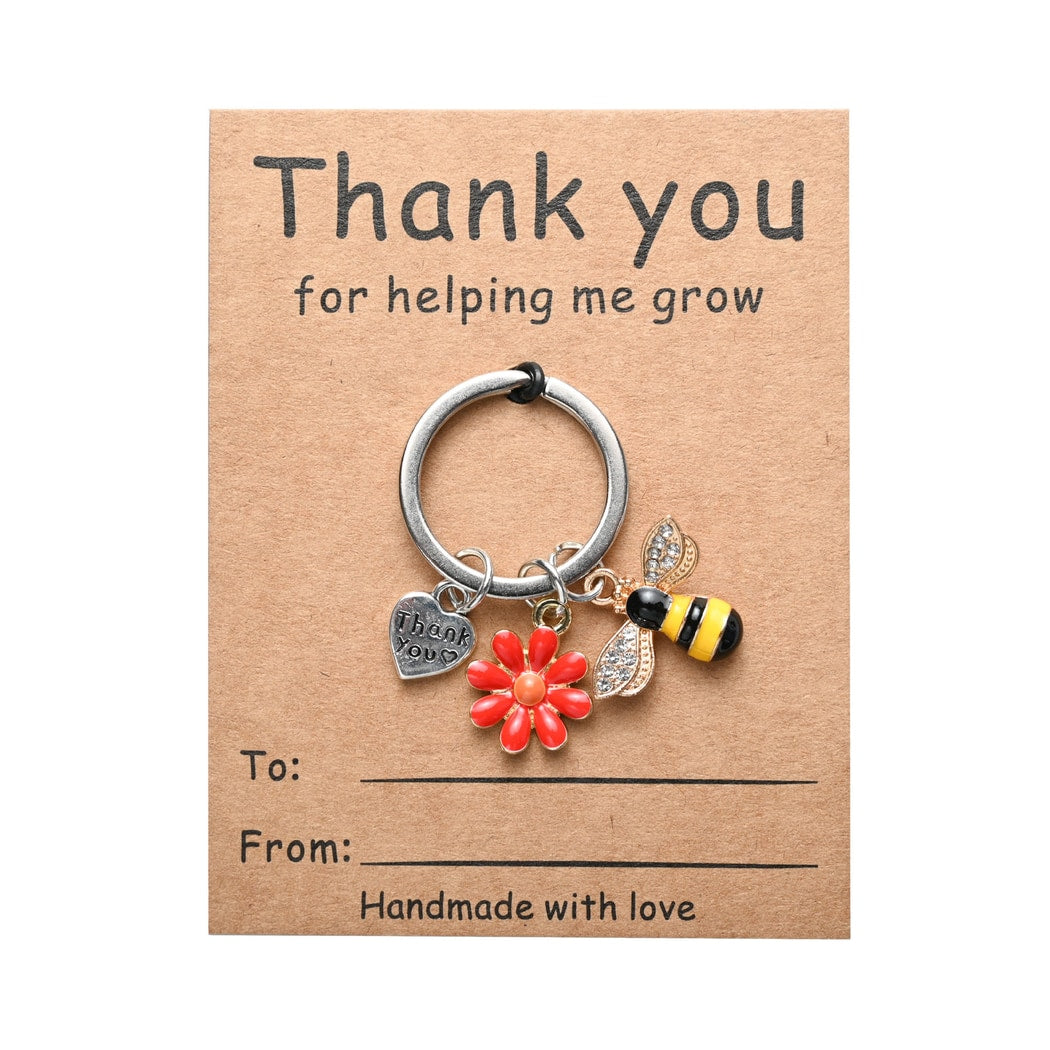 Taphug - Pocket Hug Bee Daisy Keychain