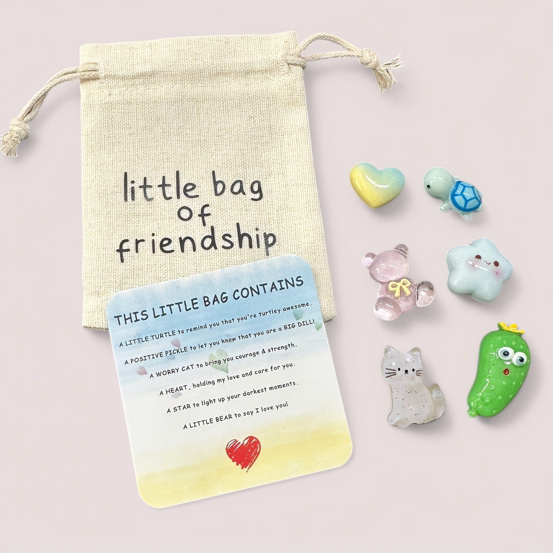 Taphug Little Bag of Friendship Pocket Hug packaging with colorful design
