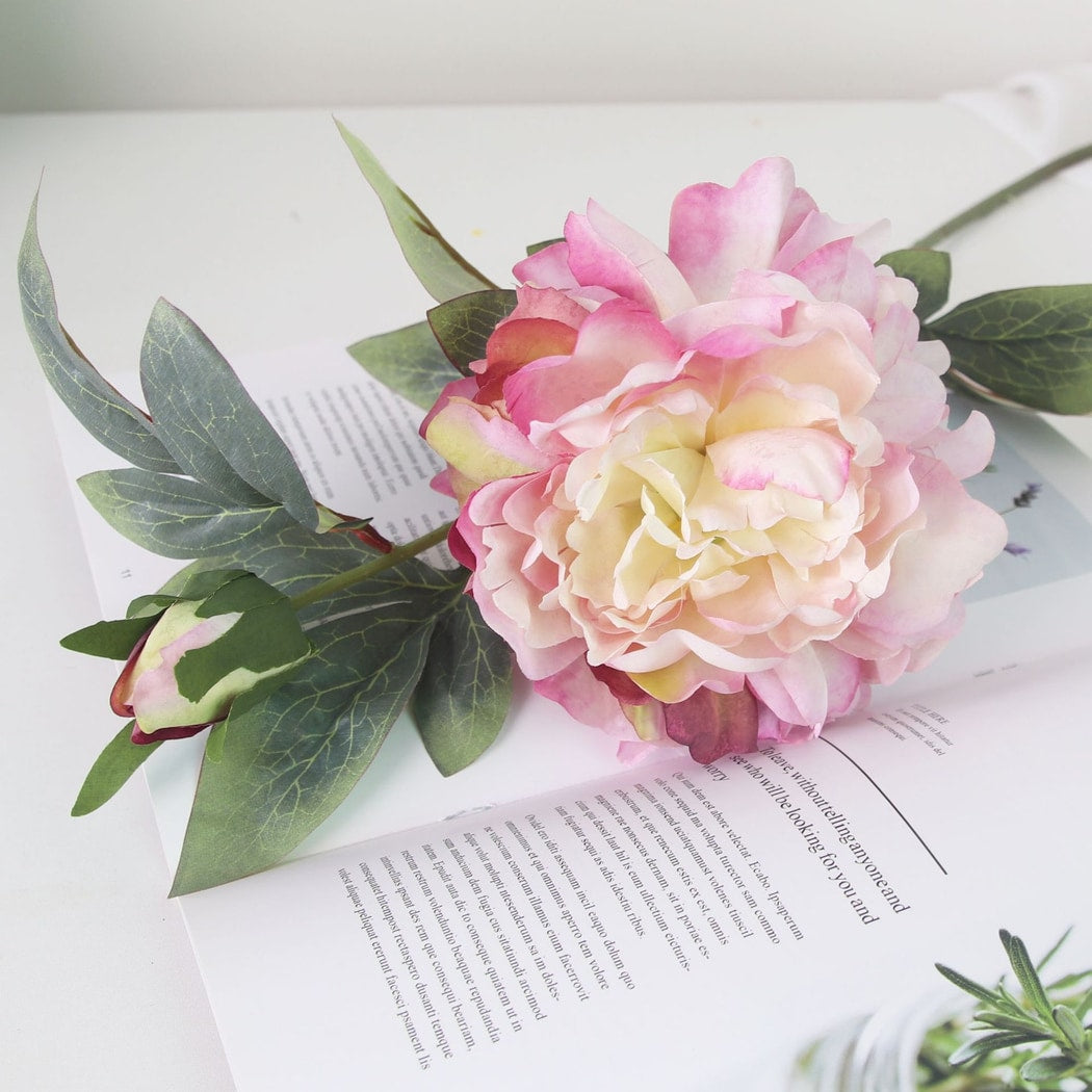 Roselle - Retro Style Artificial Peony Flower