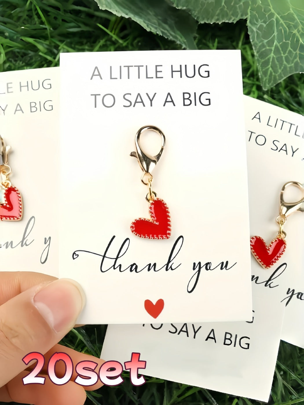 Taphug Pocket Hug keychain with colorful heart attached to a keyring