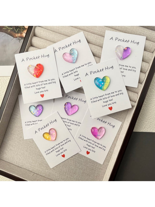 Taphug - Pocket Hug 8 Color Gradient Hearts