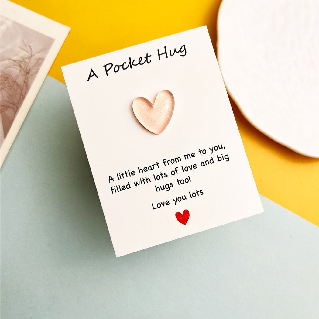 Taphug - Pocket Hug Transparent Heart Token