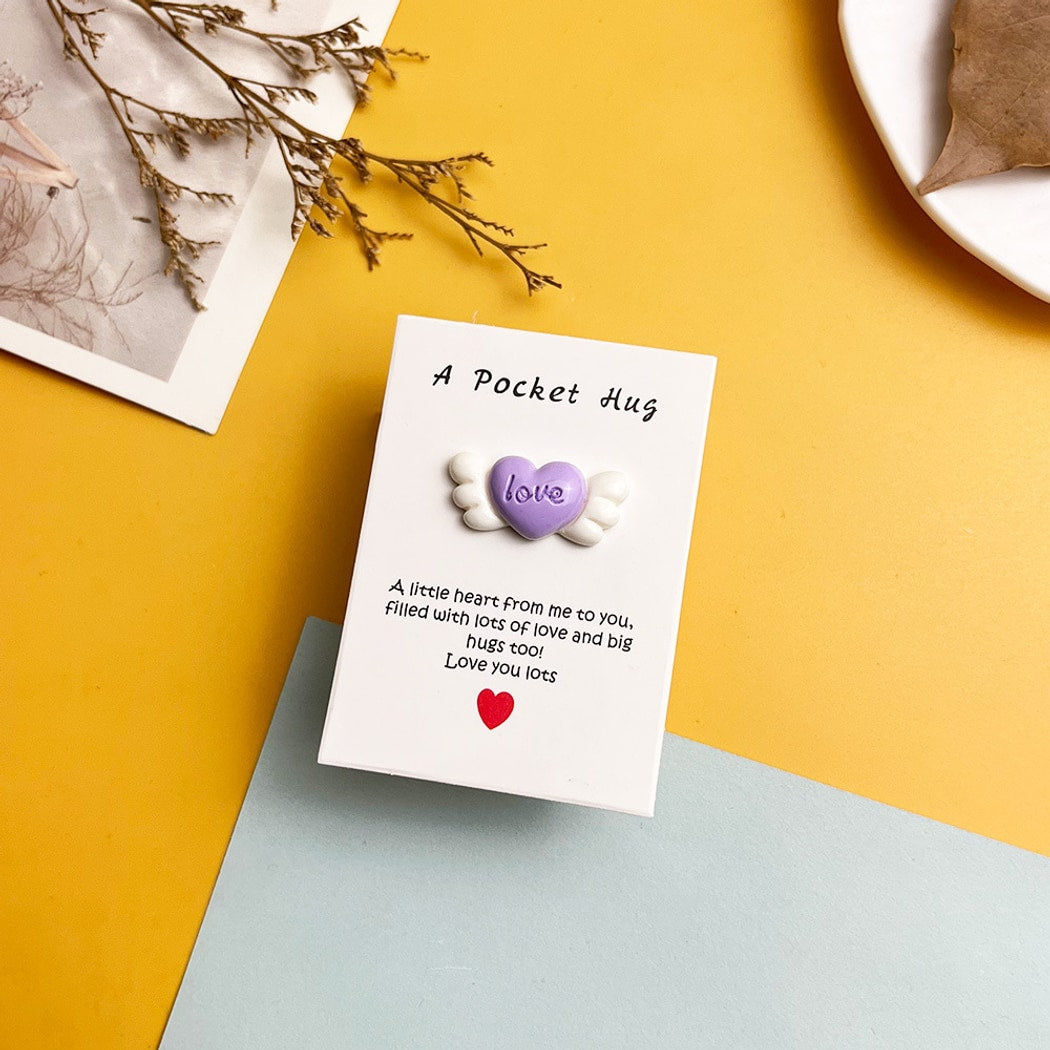 Taphug - Winged Heart Pocket Hug Keepsake Gift